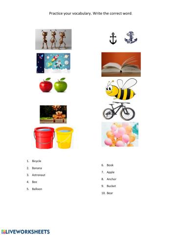 Alphabet Practice Letters A and B