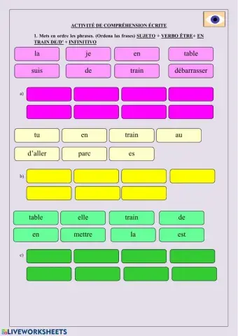 Le présent progressif