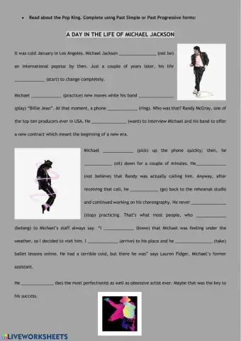 Past Simple and Past Progressive