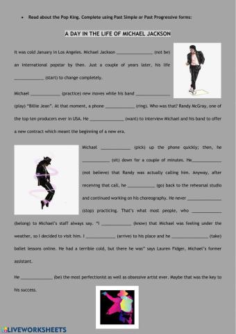 Past Simple and Past Progressive