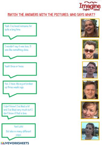 Have you ever been in love?