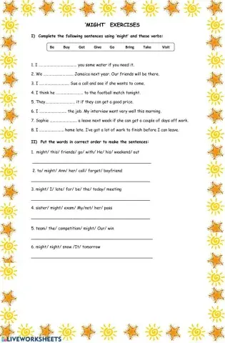 Might - Grammar Practice