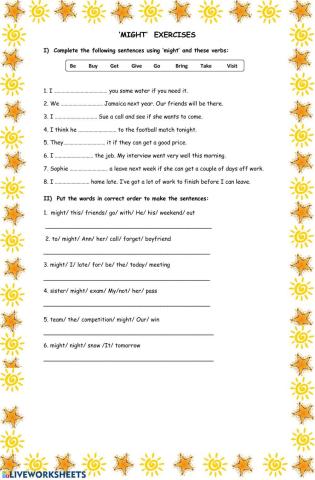 Might - Grammar Practice