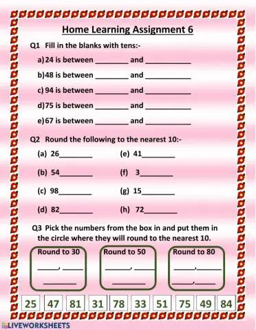 Rounding the numbers