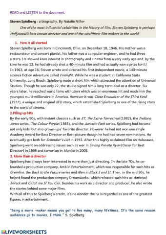 Spielberg 1 - article