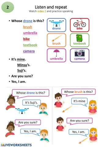 Whose drone is this?