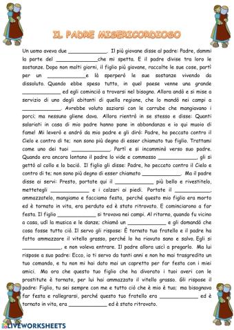 Parabola -Il padre misericordioso-