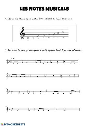 Les notes musicals - De Do a Do