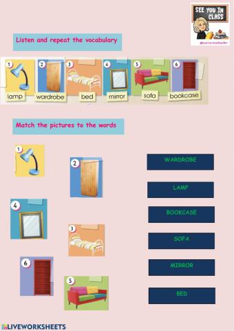 Objects in the house