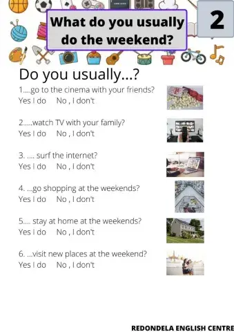 Weekend activities 2