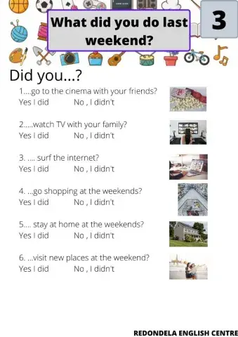 Weekend activities 3