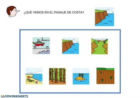 Paisaje de costa.