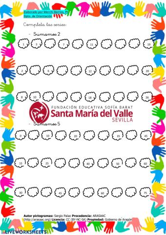Completa las series