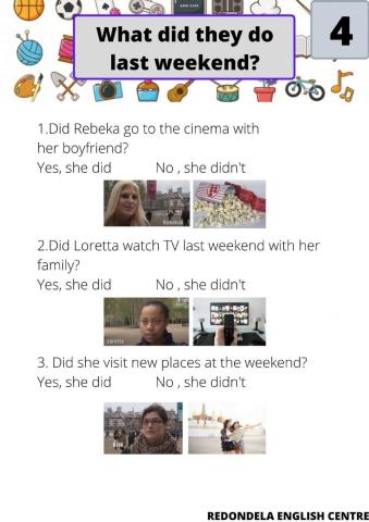 Weekend activities 4