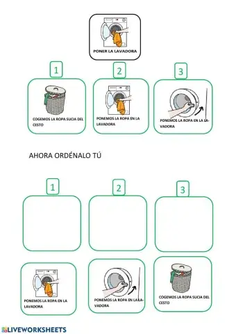 Poner la lavadora