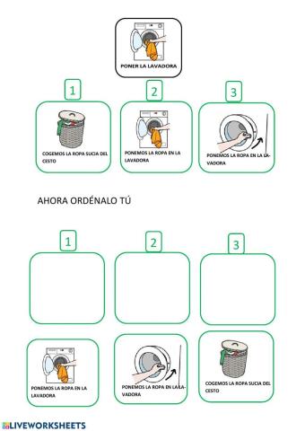 Poner la lavadora