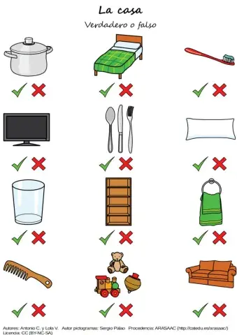 Objetos de la casa y habitaciones