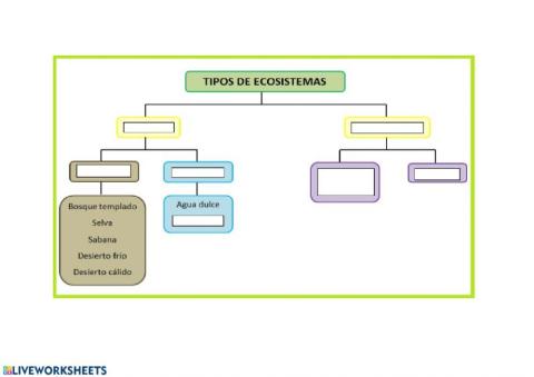 Tipos de ecosistemas