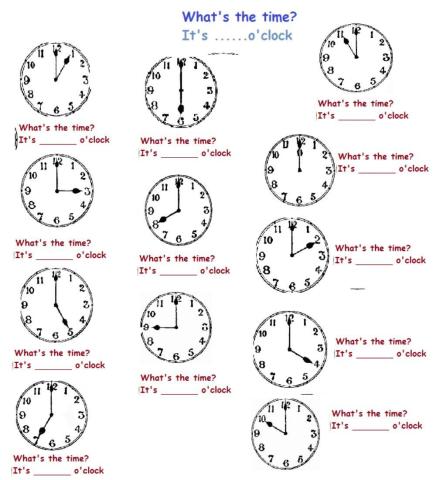 Telling time