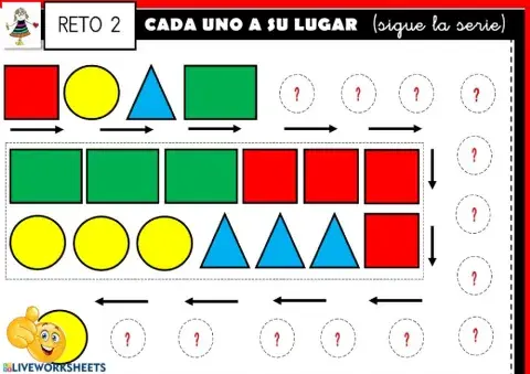 Cada uno a su lugar RETO 2
