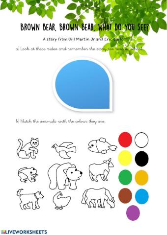 Brown bear, brown bear, what do you see? INFANTIL