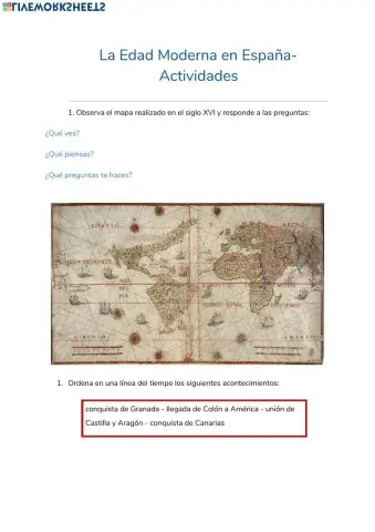 La Edad Moderna en España