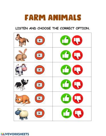 Farm animals
