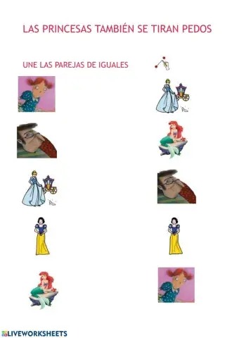 Cuadernillo las princesas también se tiran pedos nivel 1