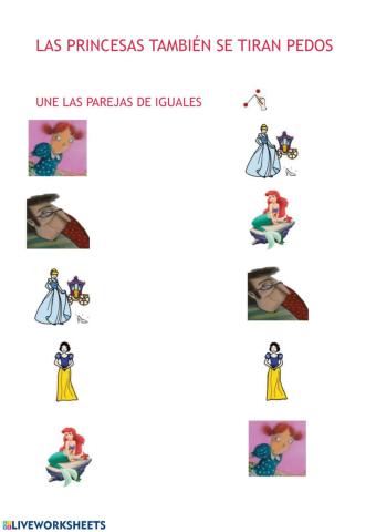 Cuadernillo las princesas también se tiran pedos nivel 1