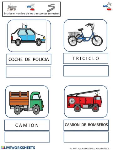 Medios de transportes TERRESTRES