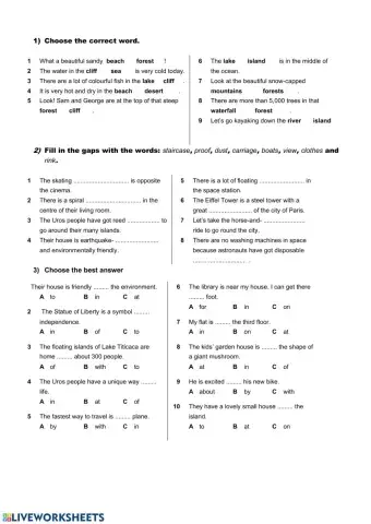 Prime Time 1 Module 2 Revision