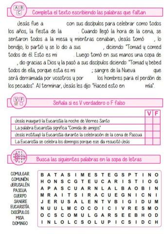 El sacramento de la Eucaristía