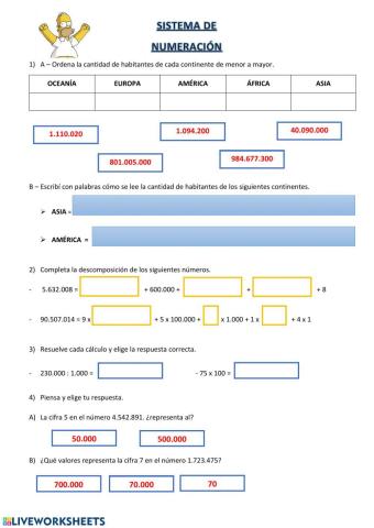Sistema de numeración repaso