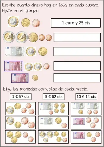 Monedas y billetes