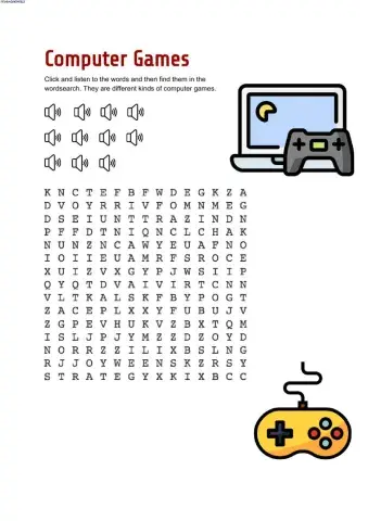 Types of computer games