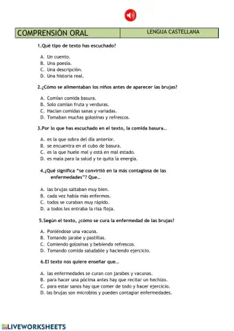 Comprensión Oral