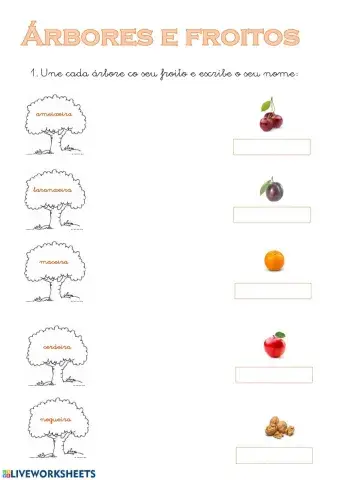 Árbores e froitos 1