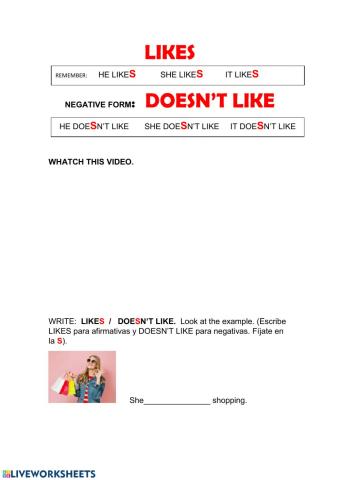 Likes doesn't like