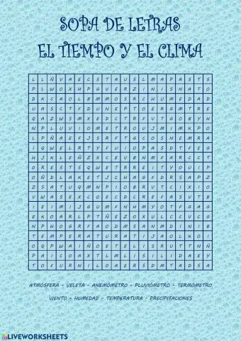 El tiempo y el clima