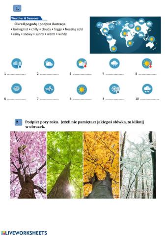 Weather and natural phenomena