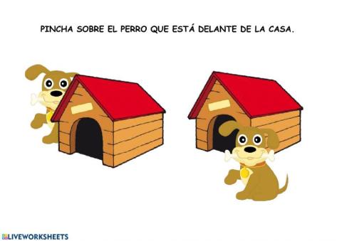 Conceptos espaciales: delante-detrás