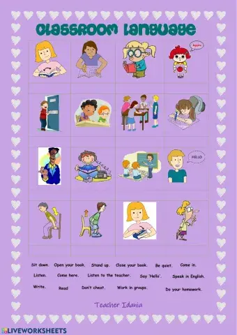 Classroom language