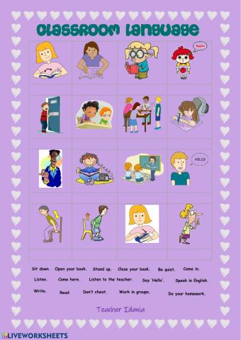 Classroom language