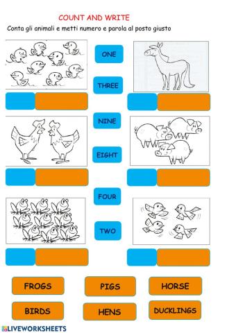 Animals and numbers