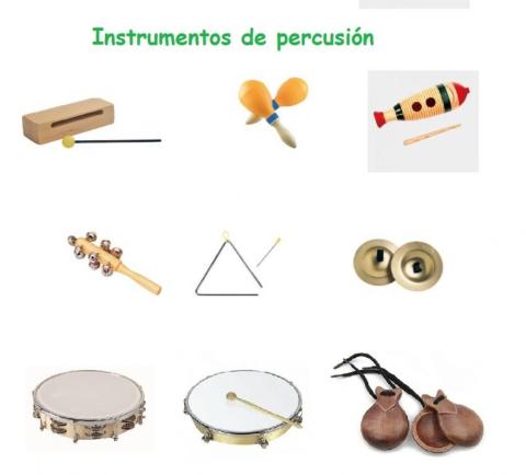 Instrumentos de pequeña percusión