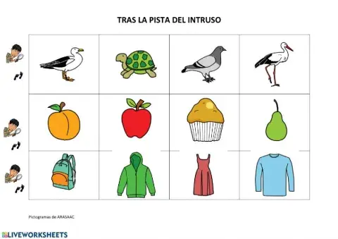 Intrusos en imágenes