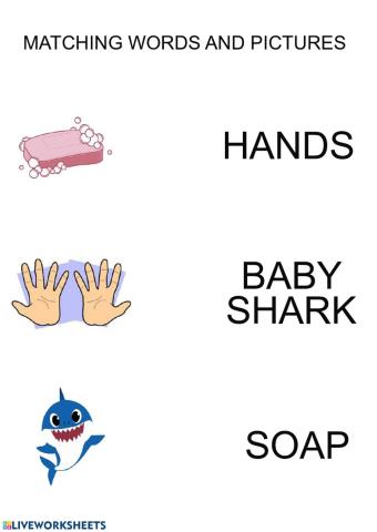 Wash your hands - baby shark