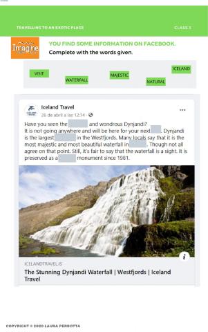 L3- class 3- complete with the words