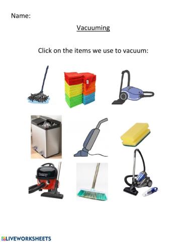Vacuuming