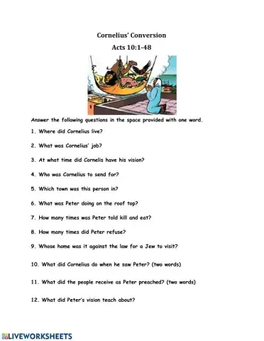 Cornelius' Conversion